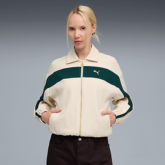 Женская куртка Puma T7 Geniş Kesim Track