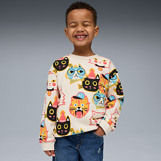 Детский свитшот Puma Moody Cat Crew