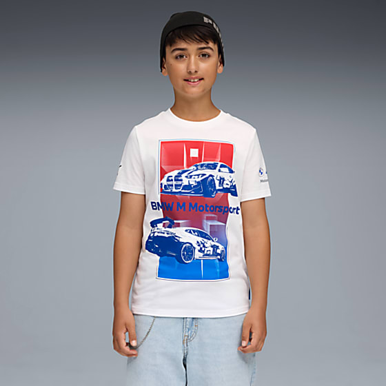 Подростковая футболка Puma BMW M Motorsport KIDS Block Genç