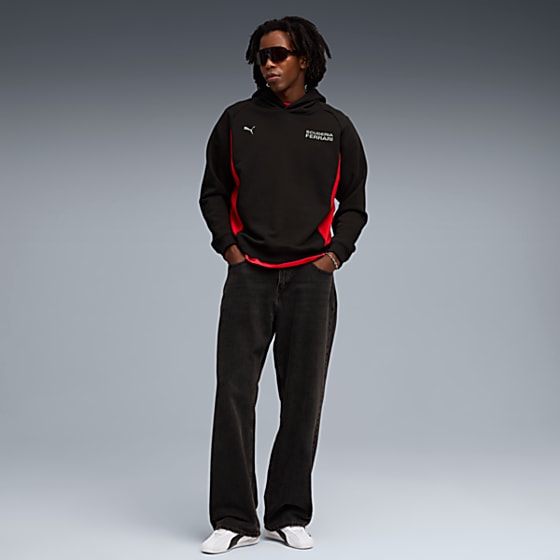 Görüntü Puma SCUDERIA FERRARI LIFESTYLE Erkek Kapüşonlu SWEATSHIRT