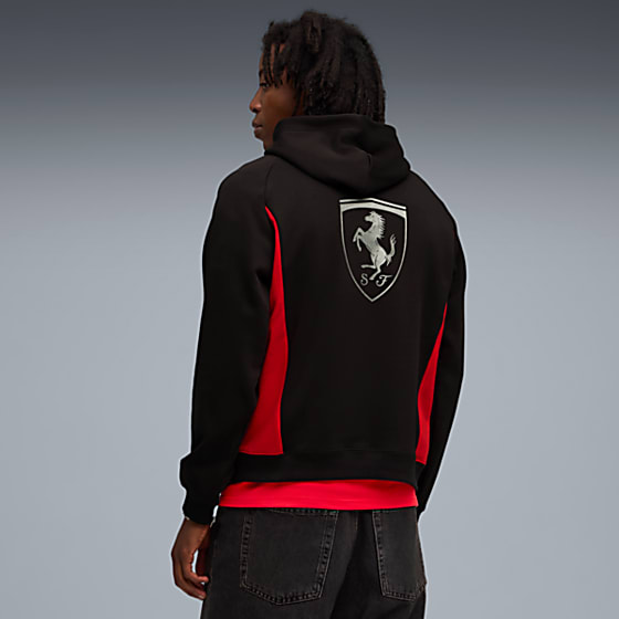 Görüntü Puma SCUDERIA FERRARI LIFESTYLE Erkek Kapüşonlu SWEATSHIRT