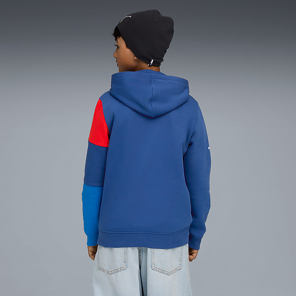 Görüntü Puma BMW M Motorsport KIDS ESSENTIALS Genç Kapüşonlu SWEATSHIRT #2