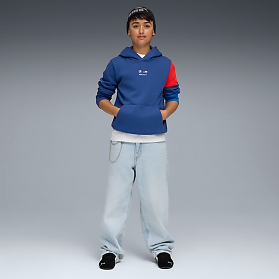 Görüntü Puma BMW M Motorsport KIDS ESSENTIALS Genç Kapüşonlu SWEATSHIRT