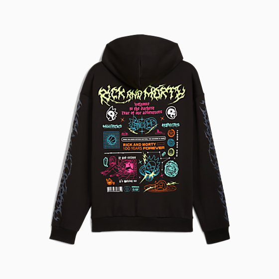Görüntü Puma PUMA x RICK AND MORTY Erkek Kapüşonlu SWEATSHIRT