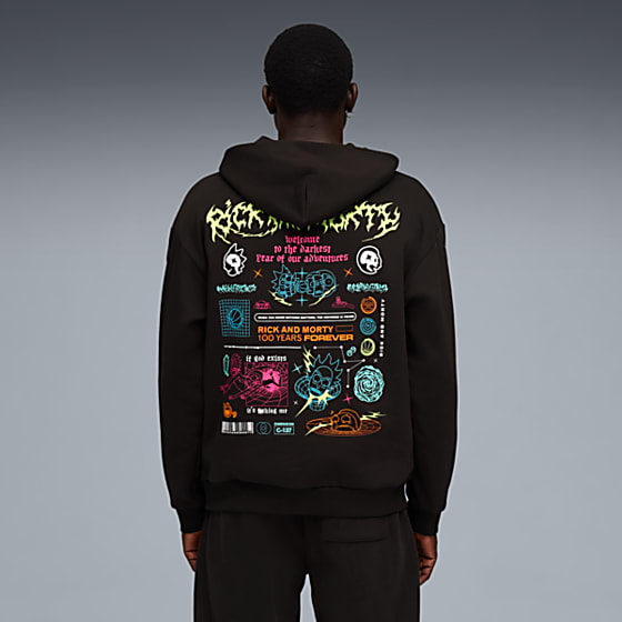 Görüntü Puma PUMA x RICK AND MORTY Erkek Kapüşonlu SWEATSHIRT
