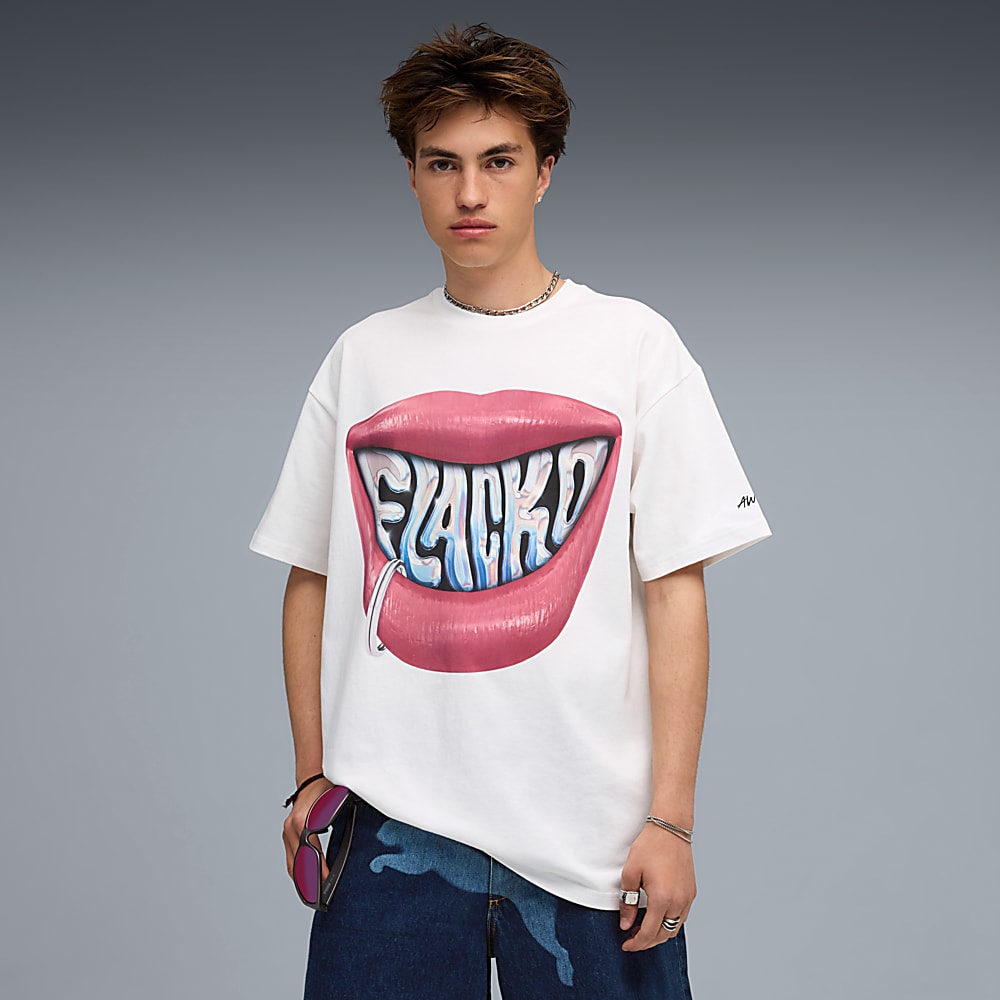 Görüntü Puma A$AP ROCKY x PUMA Flacko SMILE Erkek Tişört #1