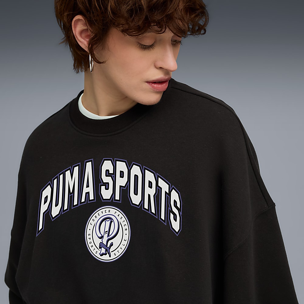 Görüntü Puma Wardrobe ESSENTIALS Sports Legacy Kadın Geniş Kesim SWEATSHIRT #2