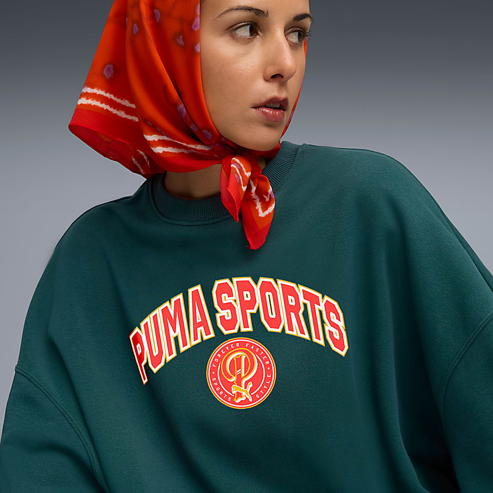 Görüntü Puma Wardrobe ESSENTIALS Sports Legacy Kadın Geniş Kesim SWEATSHIRT #2