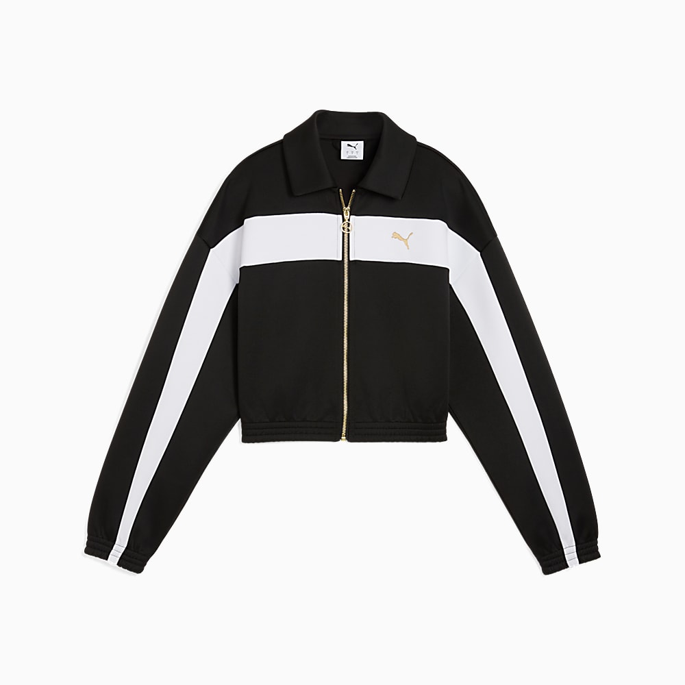 Görüntü Puma PUMA Kadın Geniş Kesim Cropped Track Ceket #1