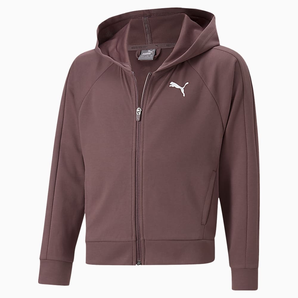 Görüntü Puma Modern Sports Genç Kapüşonlu Tam Fermuarlı Ceket #1