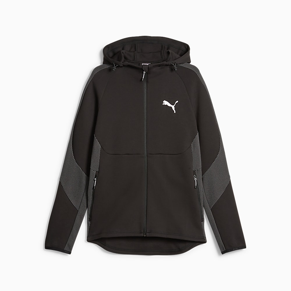 EVOSTRIPE Erkek Fermuarl Kapu onlu Sweatshirt Siyah Puma Sku 675930 01 PUMA Turkiye Resmi Al veri Sitesi