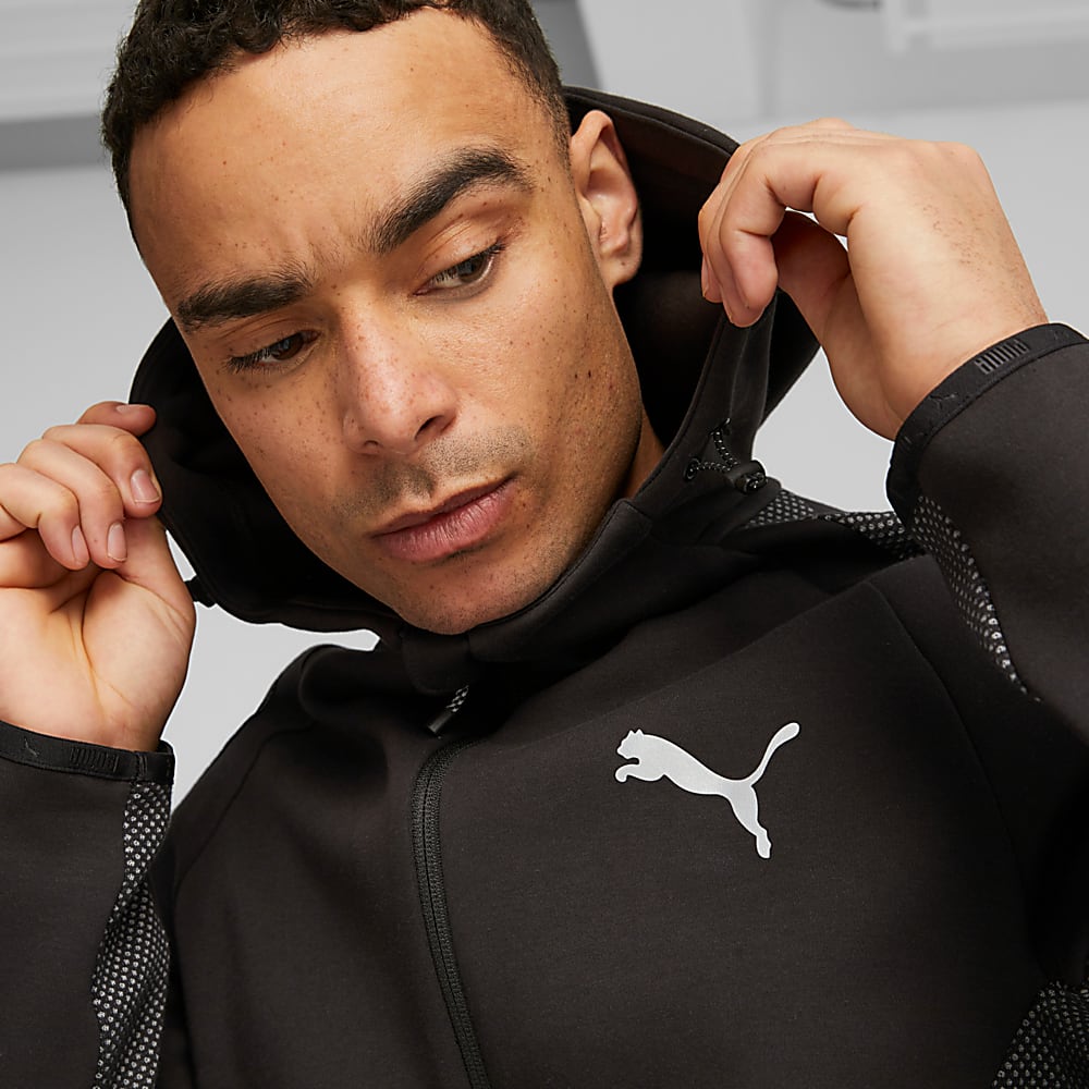 Görüntü Puma EVOSTRIPE Erkek Fermuarlı Kapüşonlu Sweatshirt #2