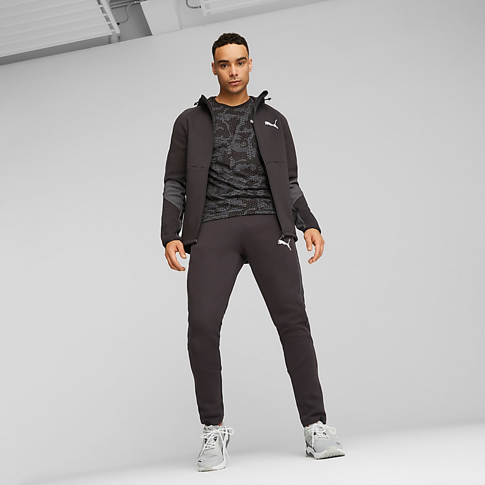 Görüntü Puma EVOSTRIPE Erkek Fermuarlı Kapüşonlu Sweatshirt #3