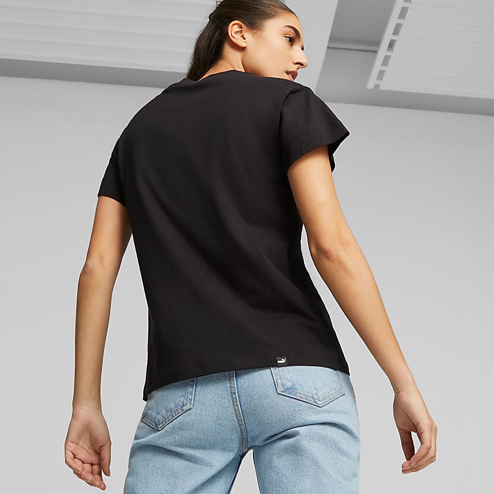 T shirt puma donna nere cheap