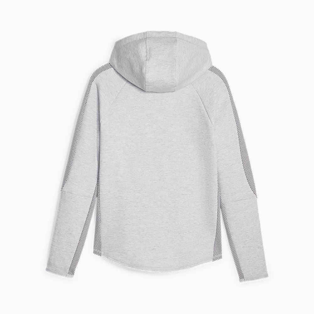 EVOSTRIPE Kad n Fermuarl Kapu onlu Sweatshirt