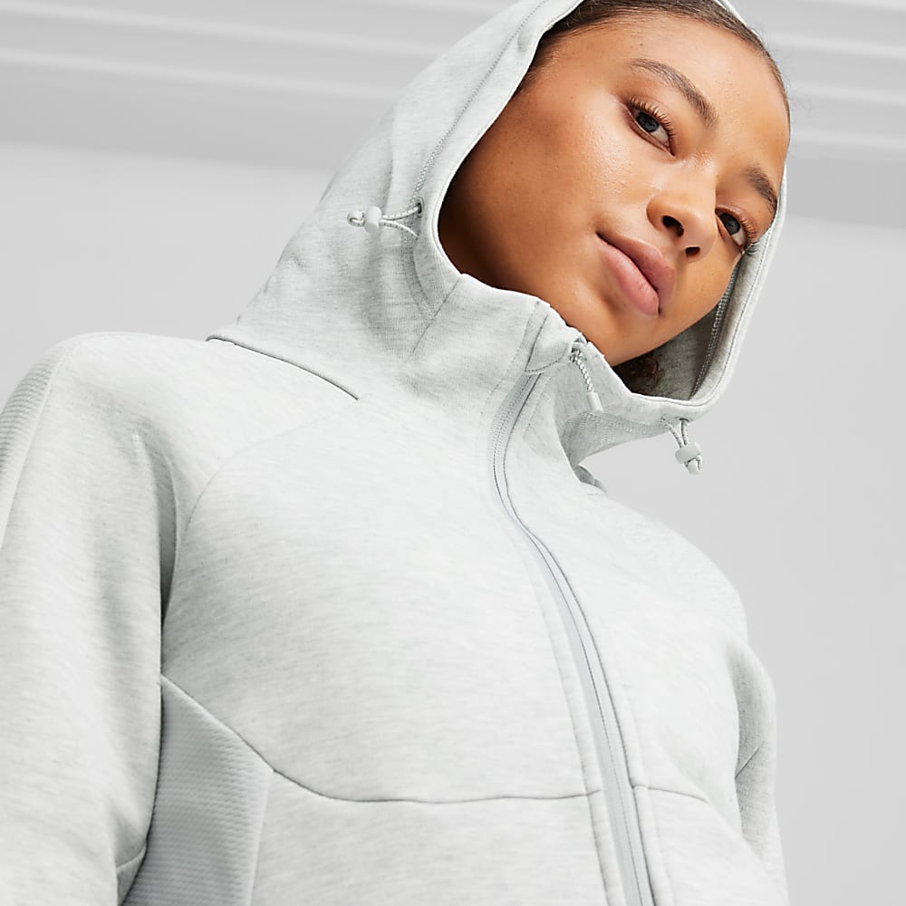 Görüntü Puma EVOSTRIPE Kadın Fermuarlı Kapüşonlu Sweatshirt #2
