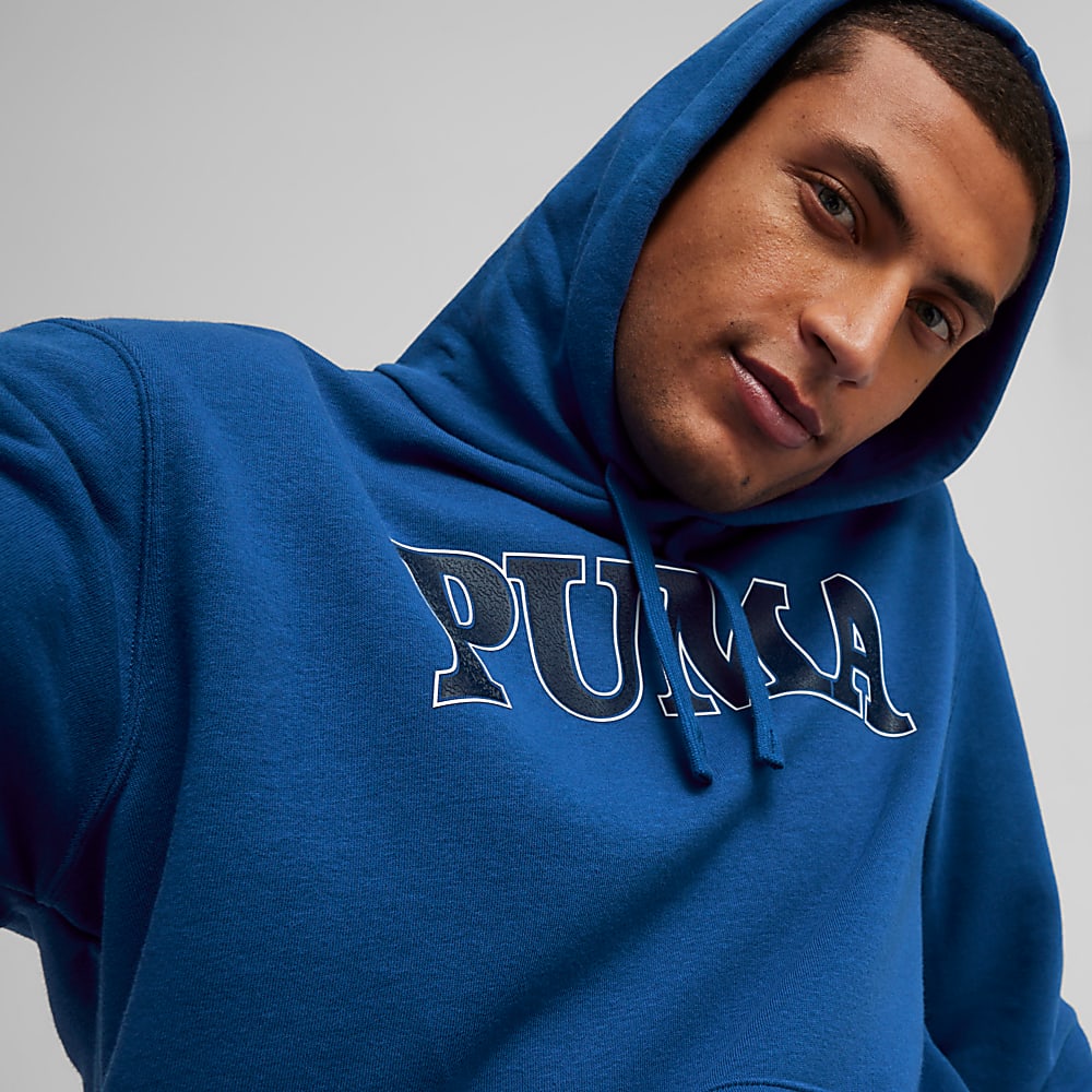 PUMA SQUAD Erkek Kapu onlu Sweatshirt