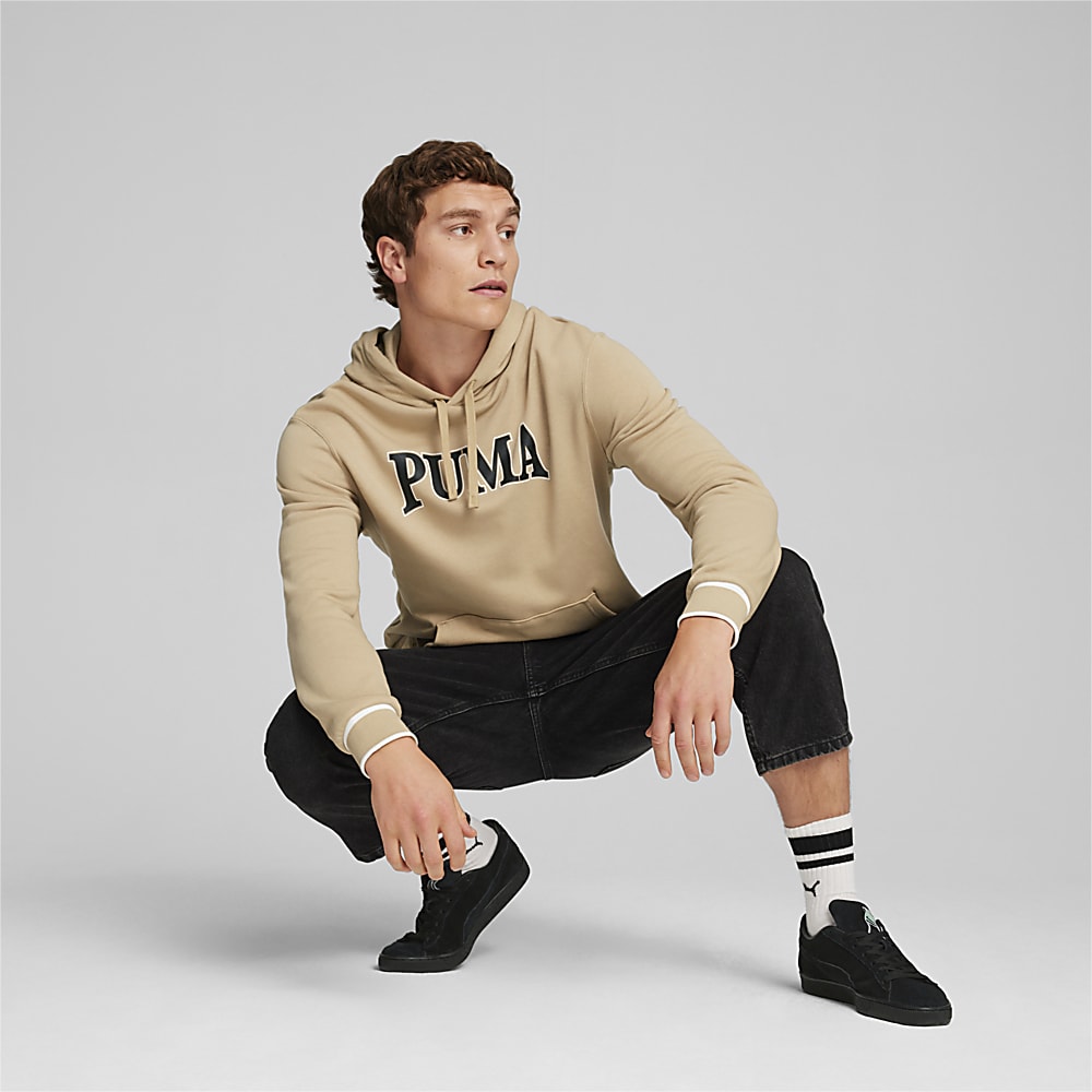 PUMA SQUAD Erkek Kapu onlu Sweatshirt