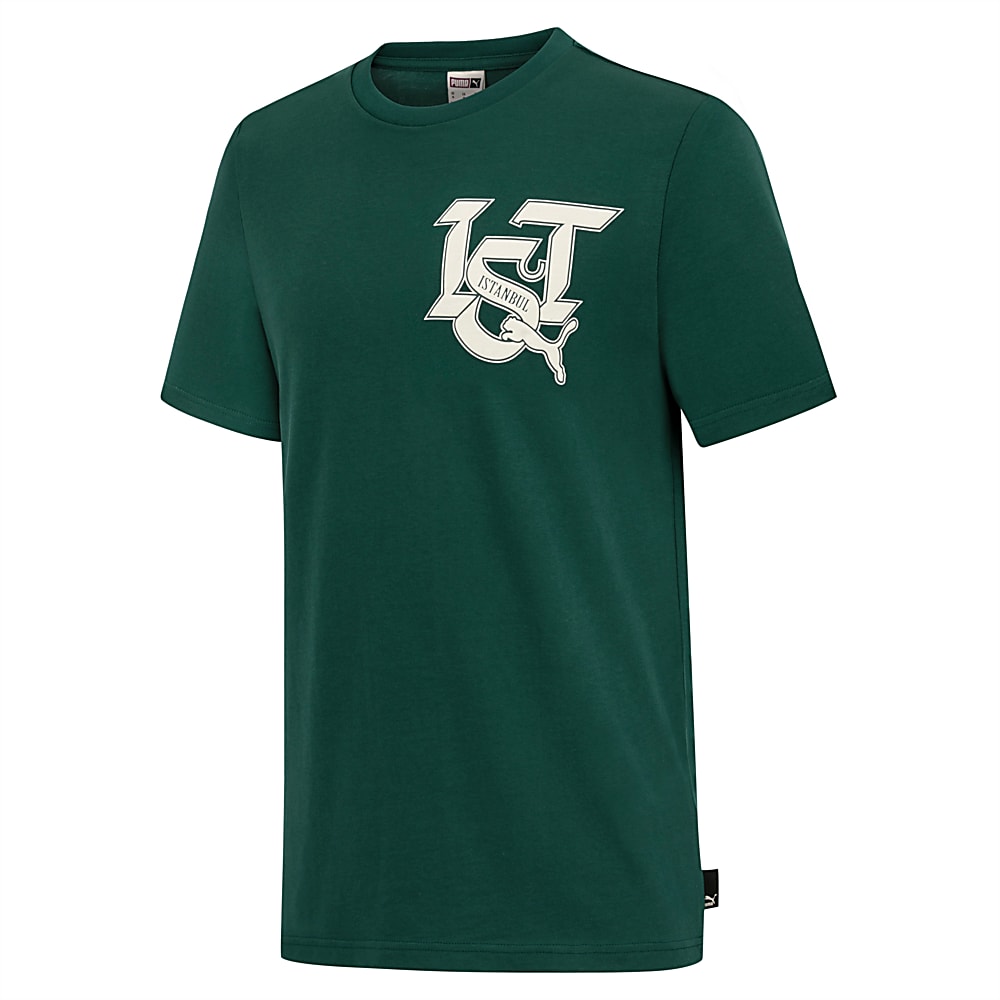stanbul Grafik T Shirt Ye il Puma Sku 680763 41 PUMA Turkiye Resmi Al veri Sitesi