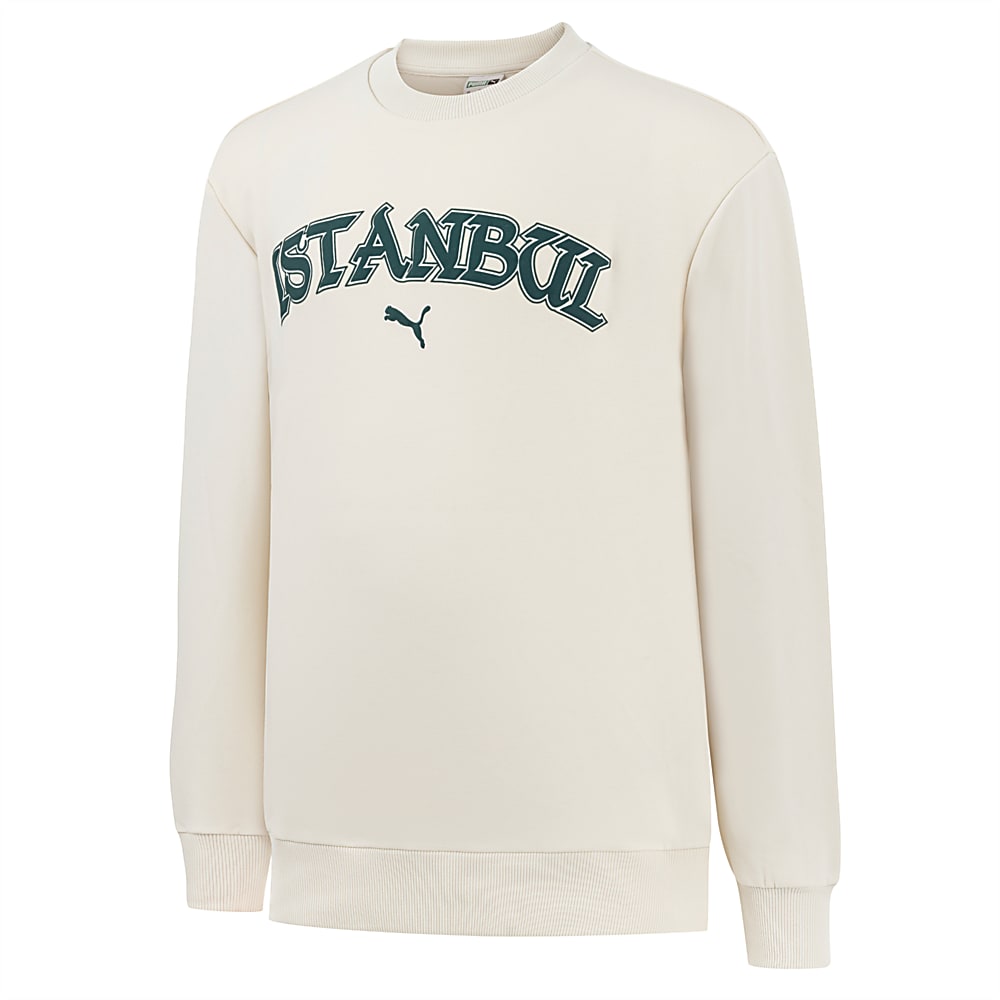 Istanbul Grafik Sweatshirt Beyaz Puma Sku 680764 87 PUMA Turkiye Resmi Al veri Sitesi