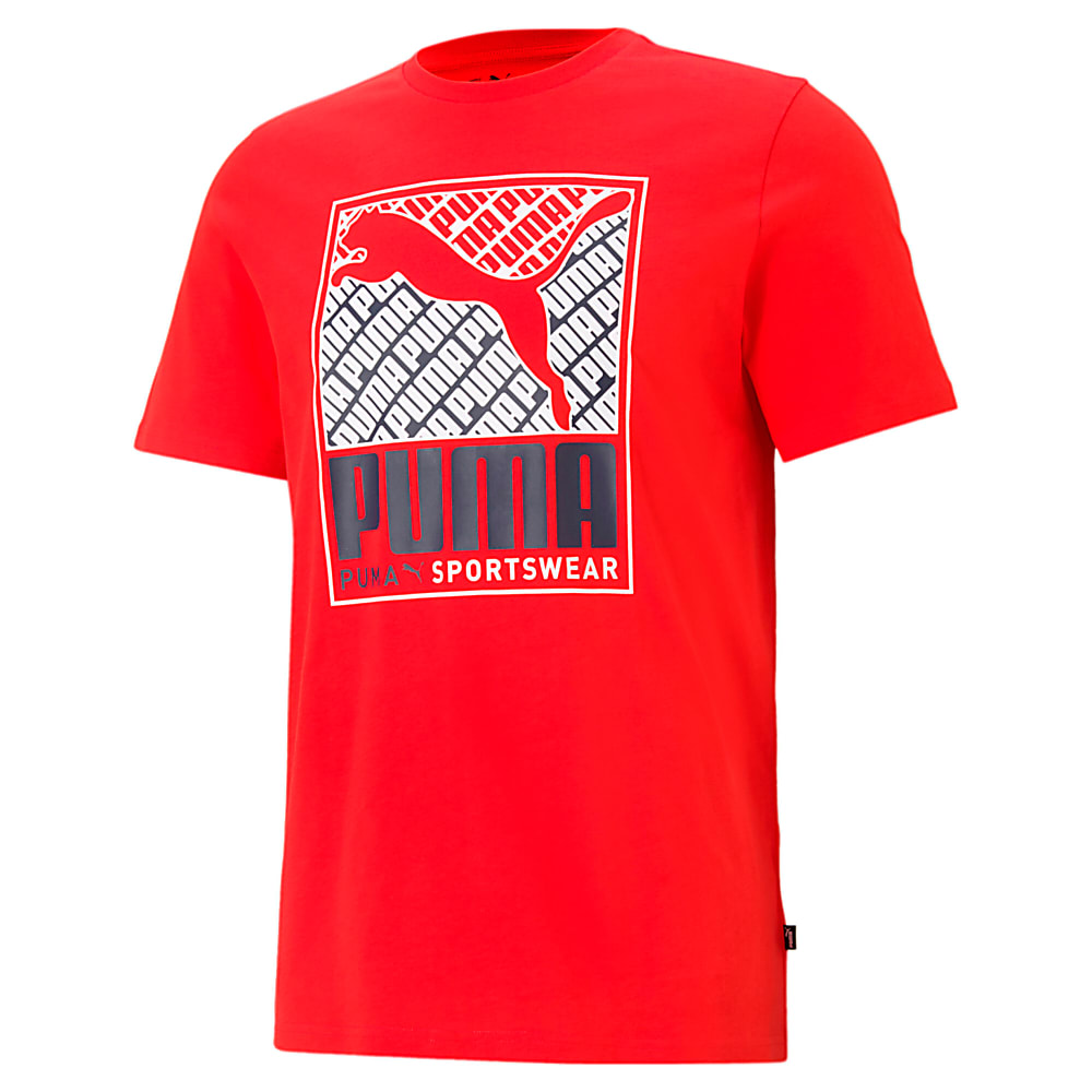 Görüntü Puma Puma Cat Box Erkek Tişört #1
