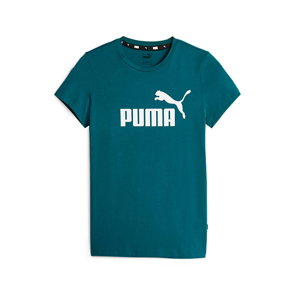 Puma Essentials Logo Kad n Ti ort Ye il Puma Sku 681471 43 PUMA Turkiye Resmi Al veri Sitesi