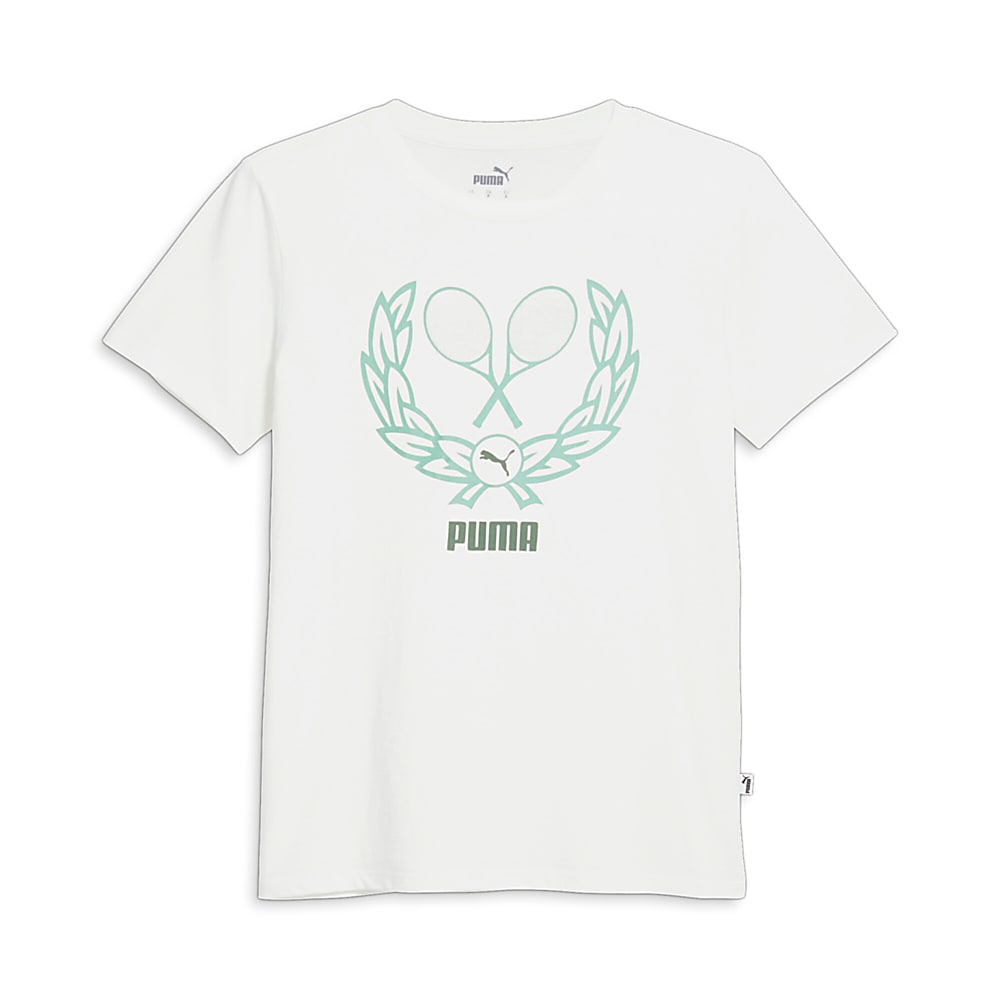Puma Graphic Rackets Kad n Ti ort Beyaz Puma Sku 681714 02 PUMA Turkiye Resmi Al veri Sitesi