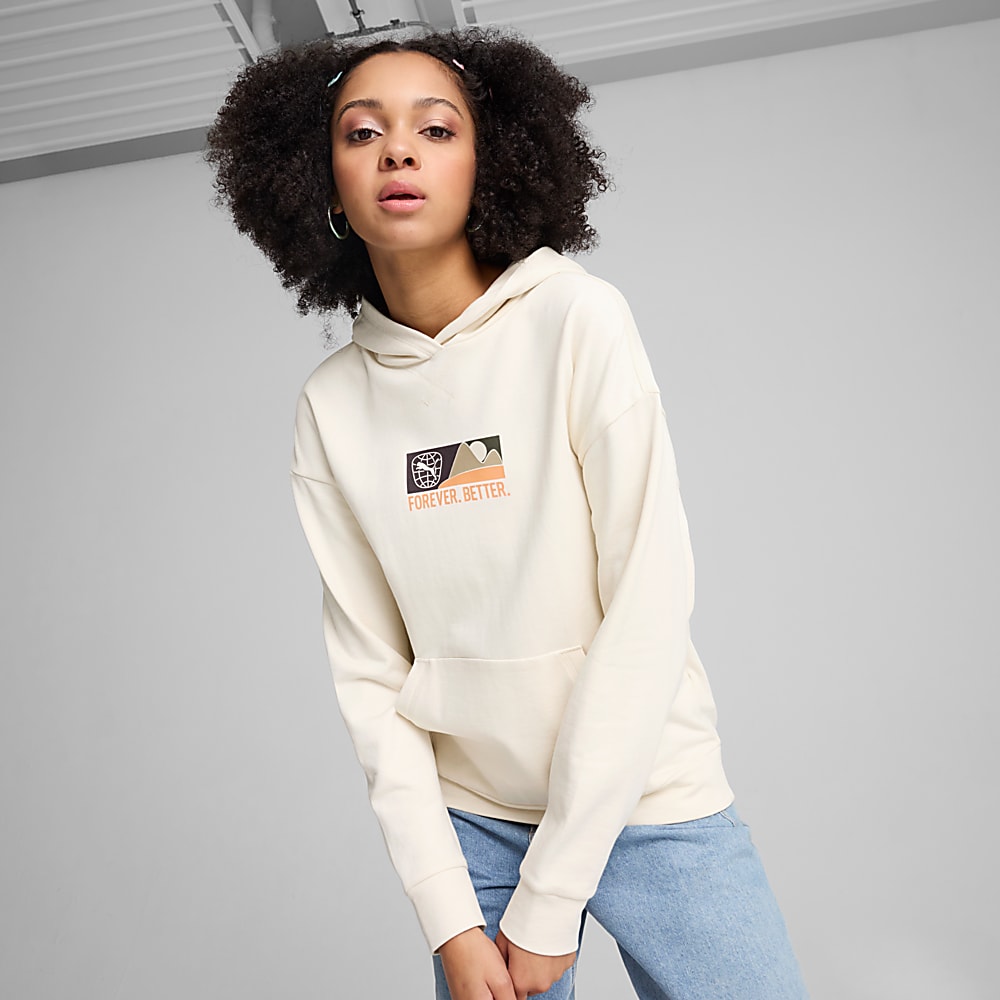 Görüntü Puma BETTER SPORTSWEAR Kadın Kapüşonlu Sweatshirt #1