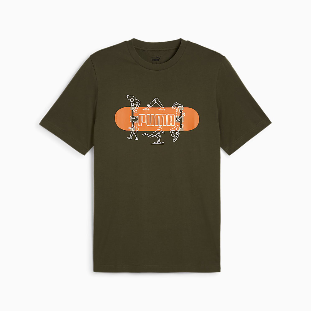 Görüntü Puma GRAPHICS Erkek Skateboard Tişört #1