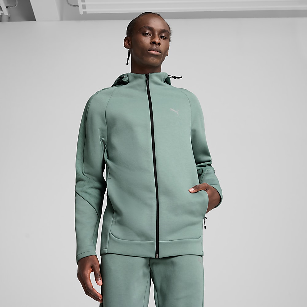 Görüntü Puma EVOSTRIPE Erkek Tam Fermuarlı Kapüşonlu Ceket #1
