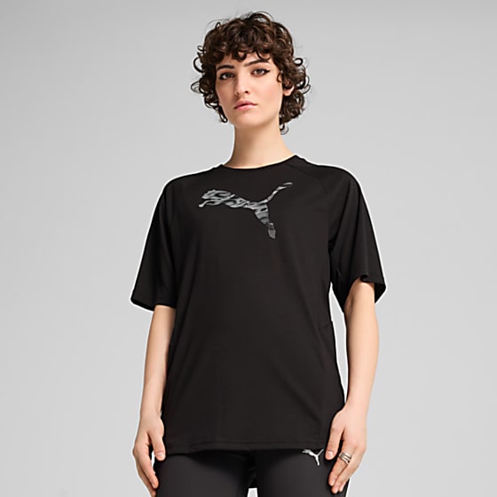 Женская футболка Puma EVOSTRIPE Antrenman Tişörtü для тренировок