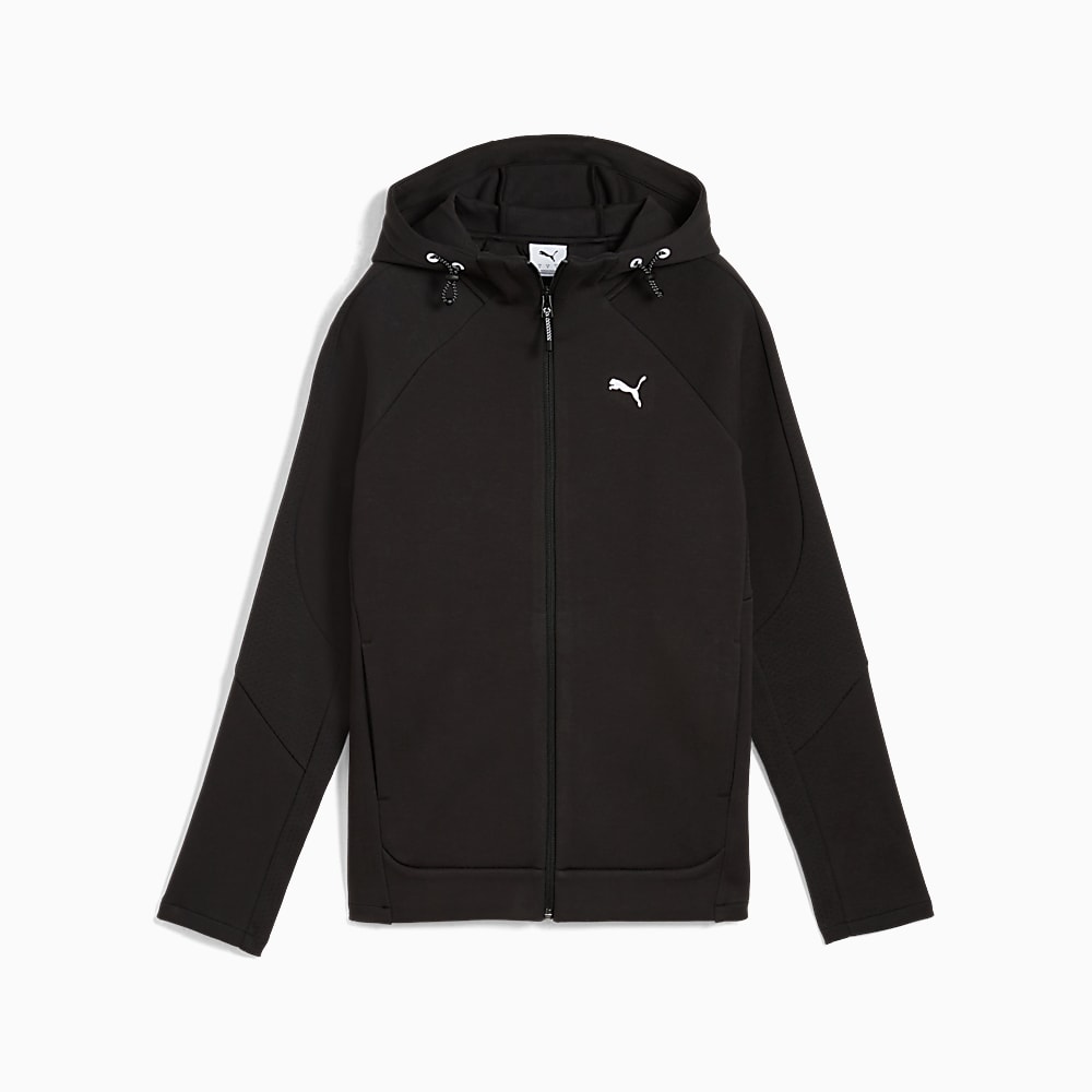 kadin-evostripe-tam-fermuarli-kapusonlu-sweatshirt