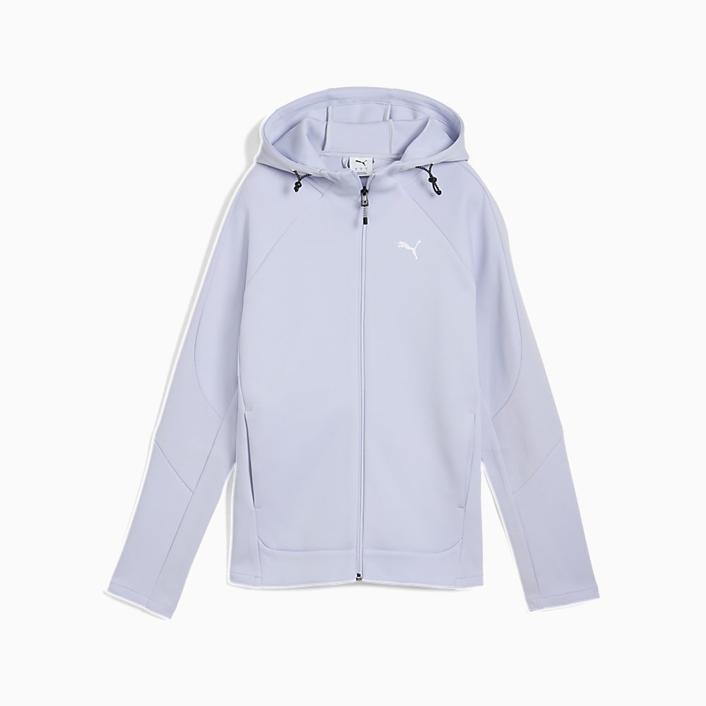 kadin-evostripe-tam-fermuarli-kapusonlu-sweatshirt