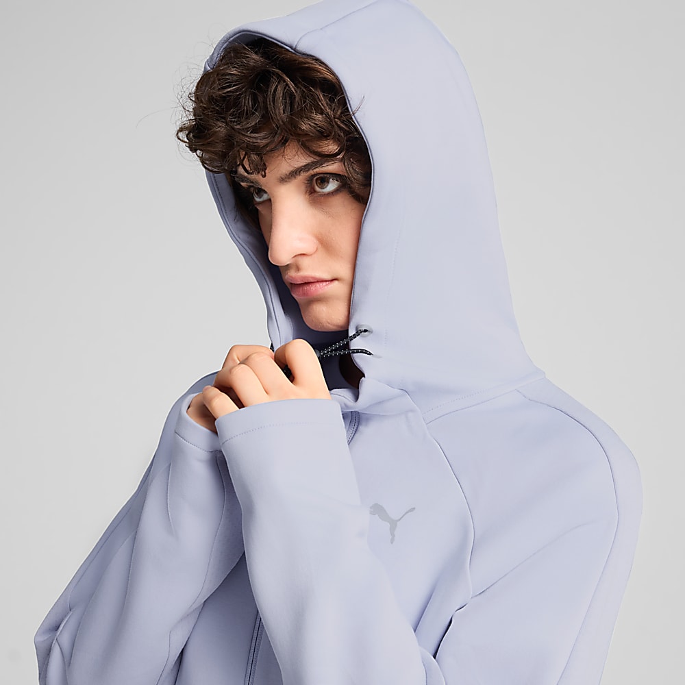 kadin-evostripe-tam-fermuarli-kapusonlu-sweatshirt