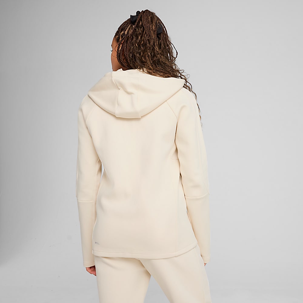 kadin-evostripe-tam-fermuarli-kapusonlu-sweatshirt