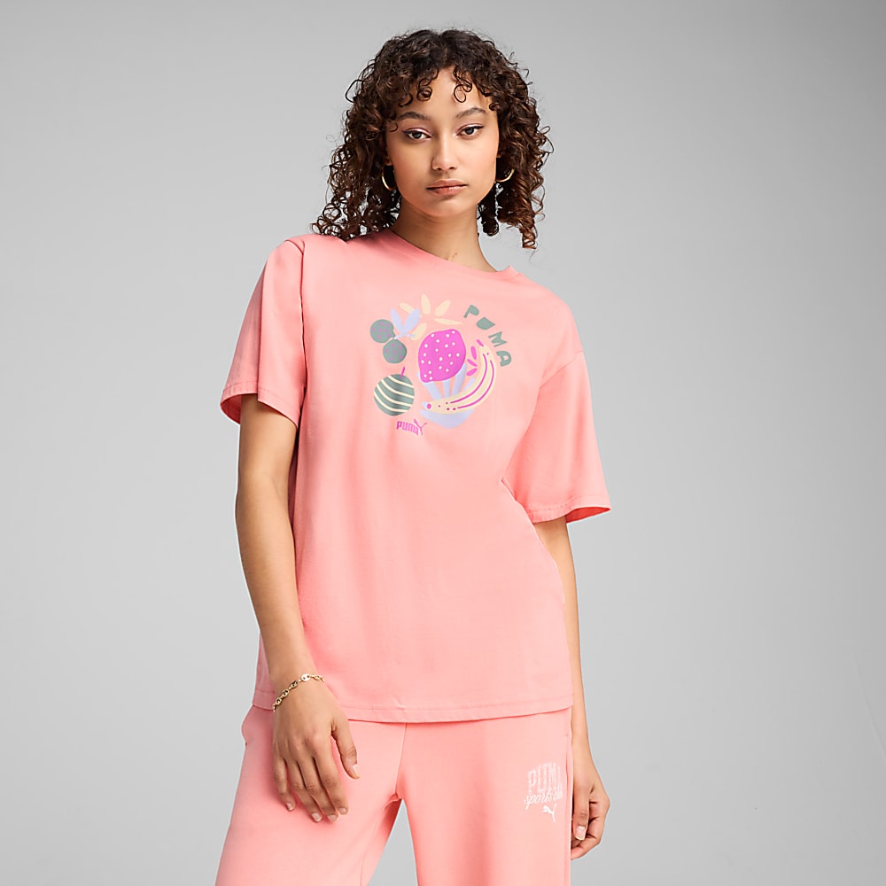 Görüntü Puma GRAPHICS Fruity Kadın Antrenman Tişörtü #1