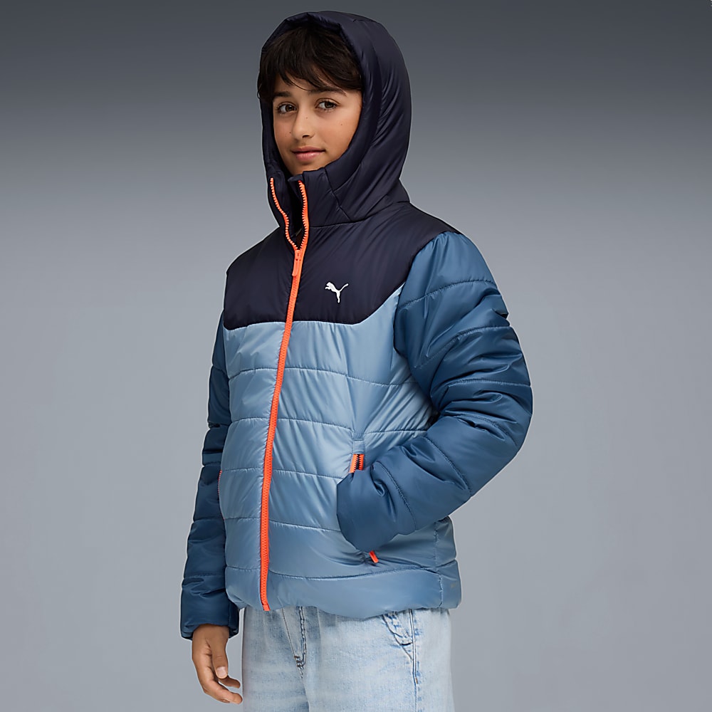 Görüntü Puma ESSENTIALS Genç Kapüşonlu Mont #1