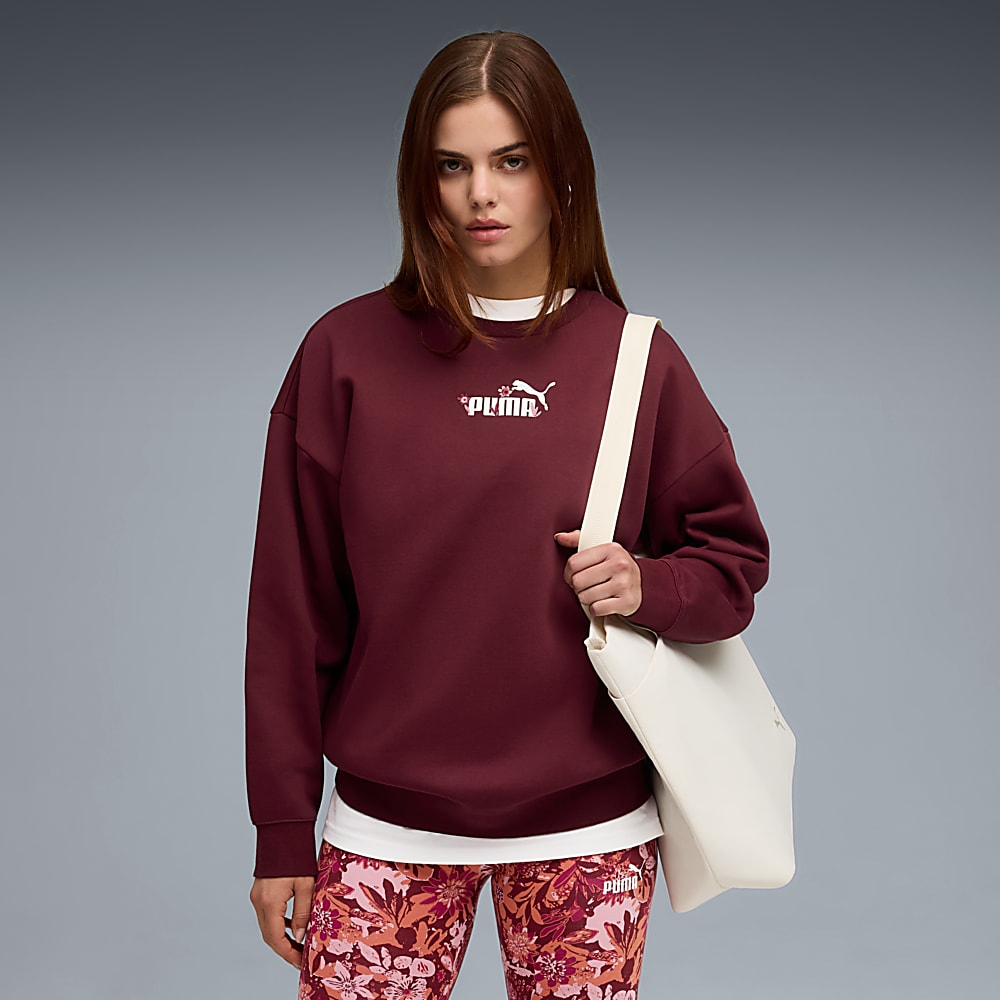 Görüntü Puma ESSENTIALS Nature 2.0 Kadın Geniş Kesim SWEATSHIRT #1