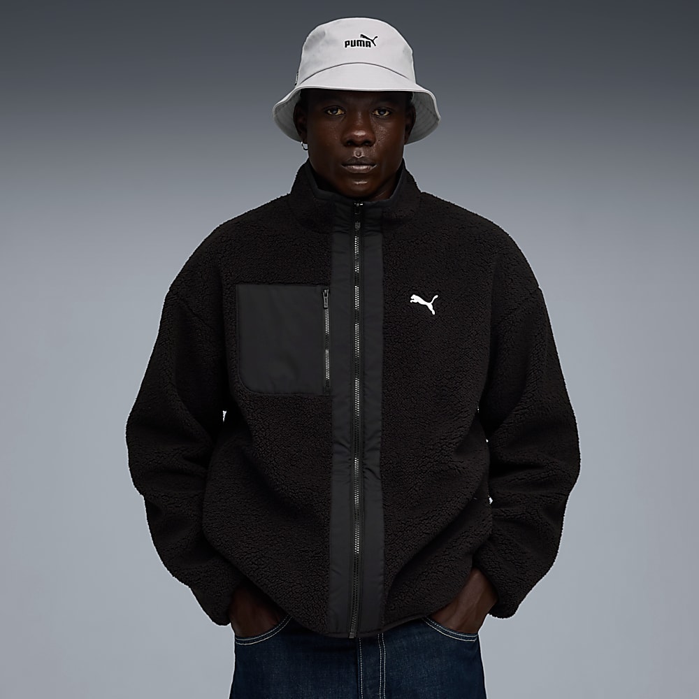 Görüntü Puma PUMA Erkek Çift Taraflı Sherpa Ceket #1