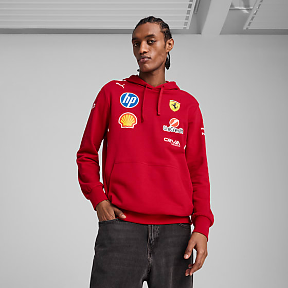 Görüntü Puma SCUDERIA FERRARI 2025 Team Erkek Kapüşonlu SWEATSHIRT