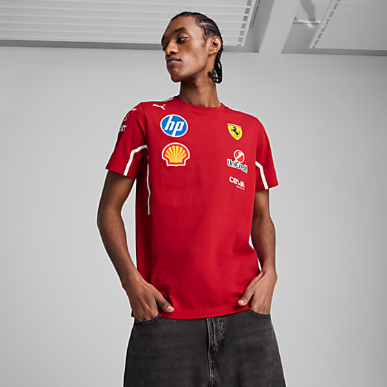 Görüntü Puma SCUDERIA FERRARI 2025 Erkek Takım Tişörtü