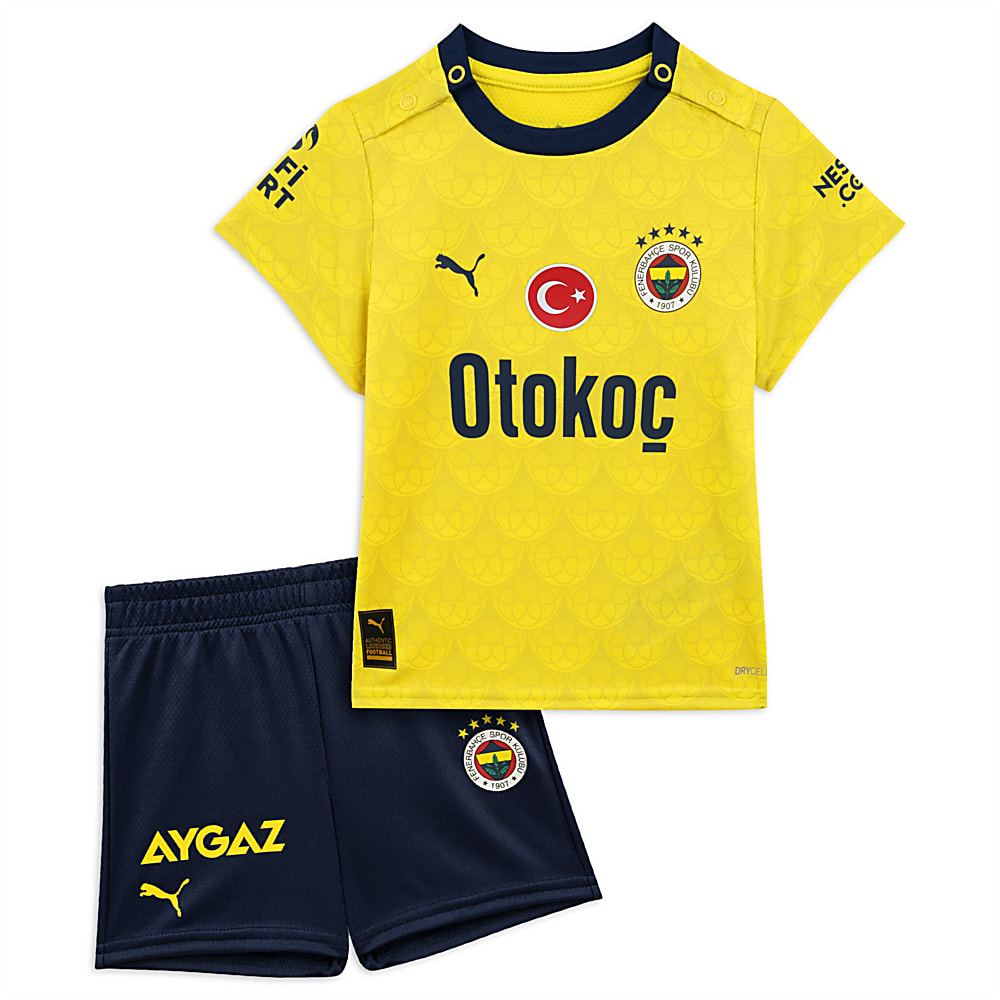 Görüntü Puma Fenerbahçe S.K. 23/24 Bebek Deplasman Forma Seti #1