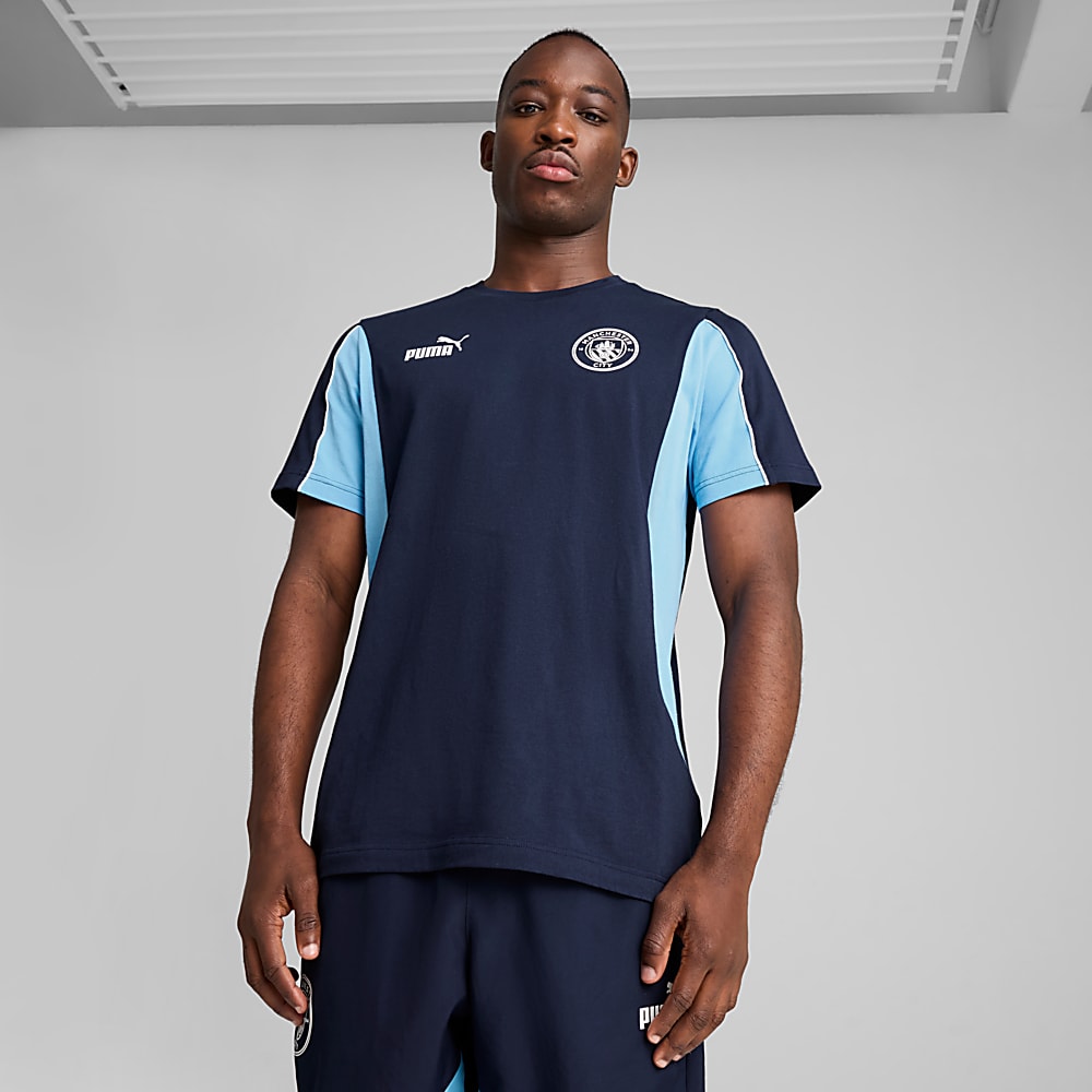 Görüntü Puma Manchester CITY ftblARCHIVE Erkek Tişört #1