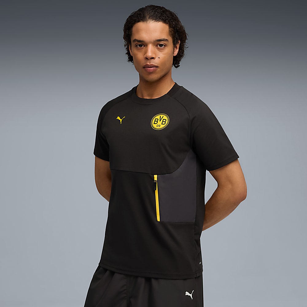 Görüntü Puma BORUSSIA Dortmund PUMATECH Erkek Cepli Tişört #1
