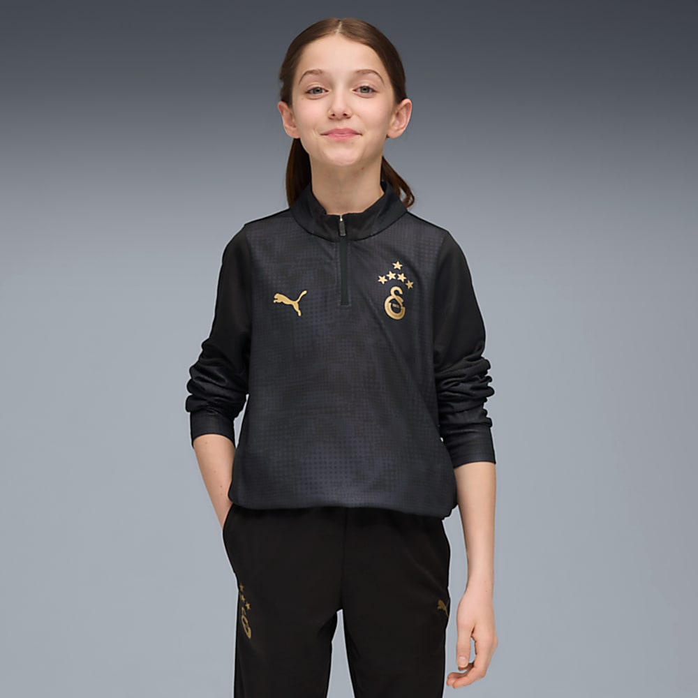 Görüntü Puma GALATASARAY Genç Antrenman Fermuarlı Üst #1