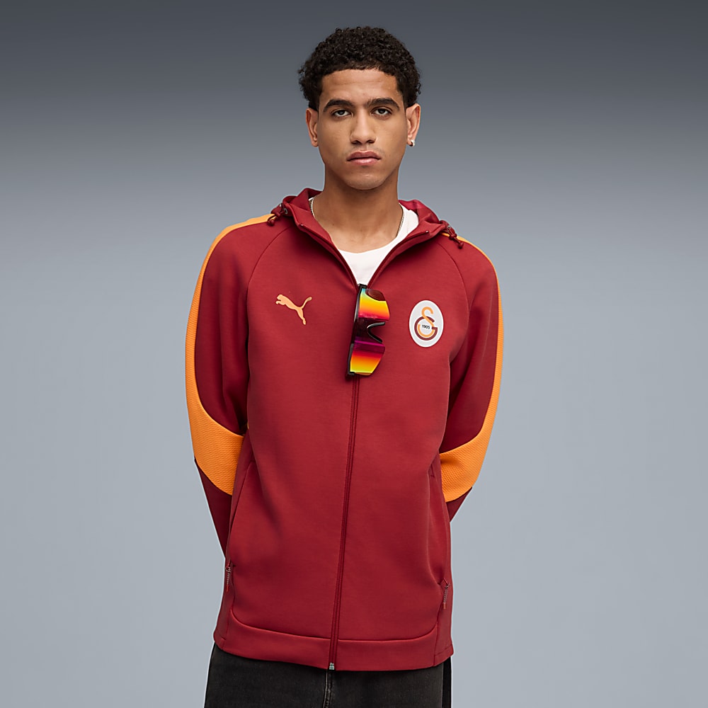 Görüntü Puma GALATASARAY EVOSTRIPE Erkek Kapüşonlu Ceket #1