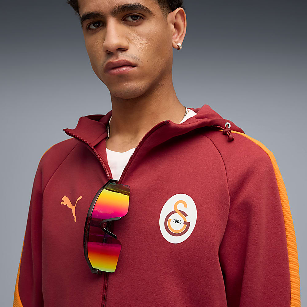 Görüntü Puma GALATASARAY EVOSTRIPE Erkek Kapüşonlu Ceket #2