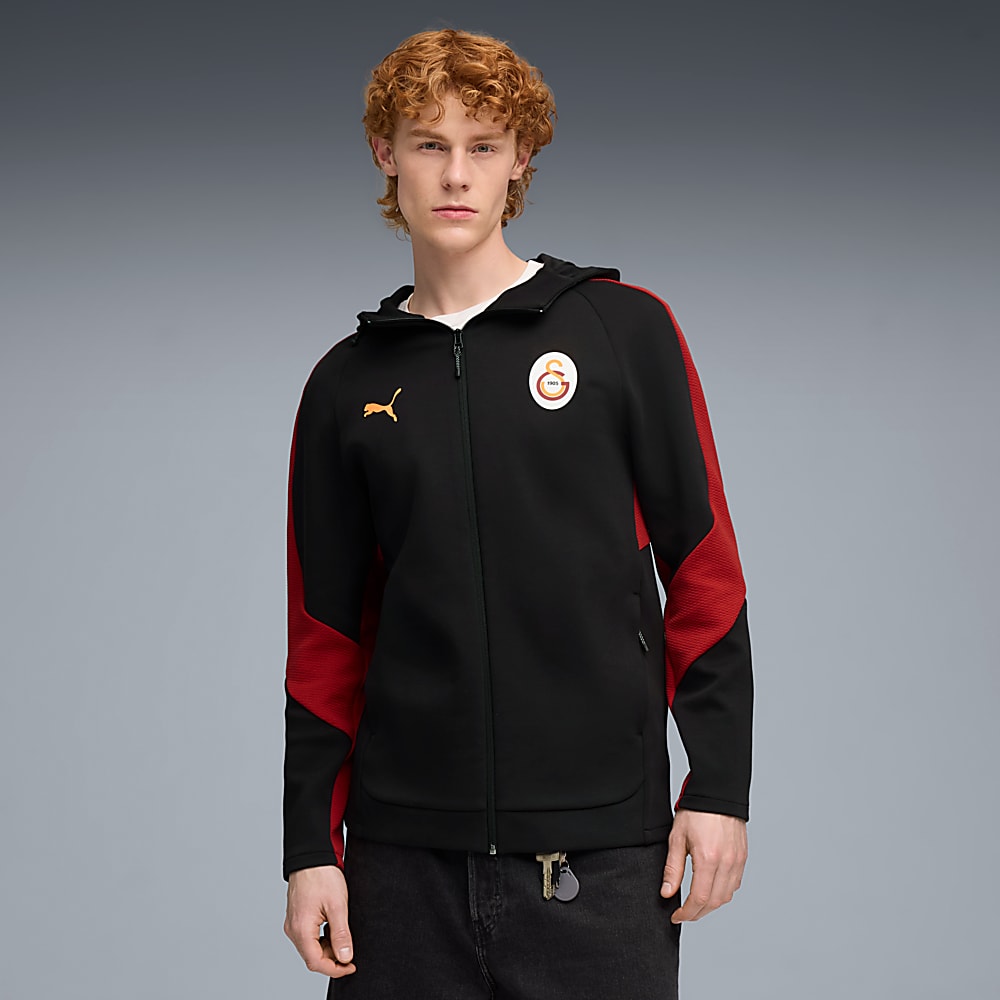 Görüntü Puma GALATASARAY EVOSTRIPE Erkek Kapüşonlu Ceket #1