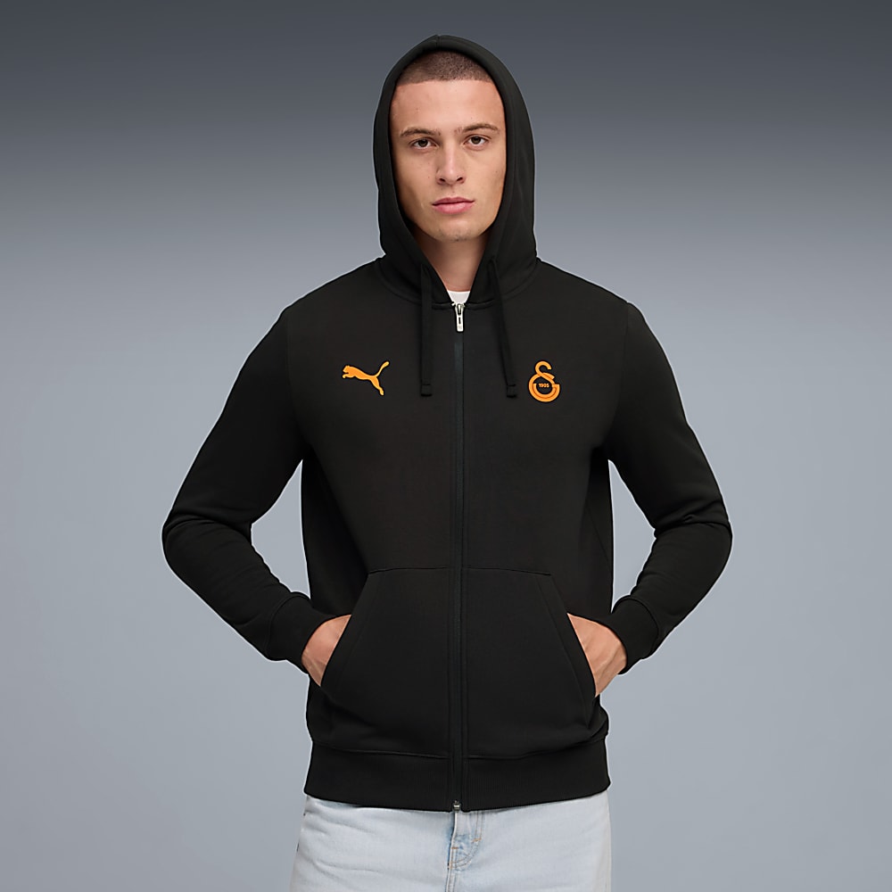 Görüntü Puma GALATASARAY FtblESSENTIALS Erkek Kapüşonlu Ceket #1
