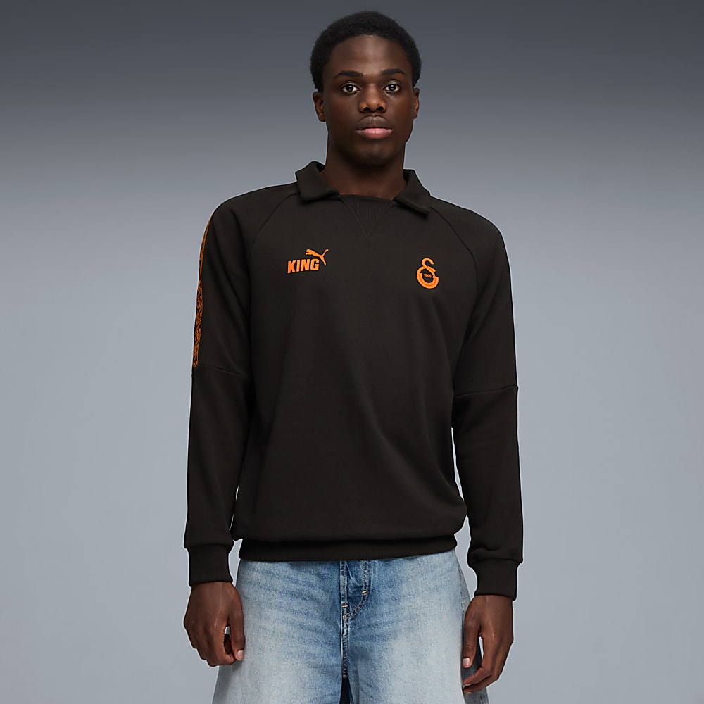 Görüntü Puma GALATASARAY KING Erkek Polo Yaka SWEATSHIRT #1